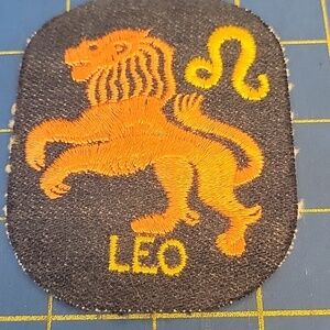 Vintage Applique aka Patch - Leo